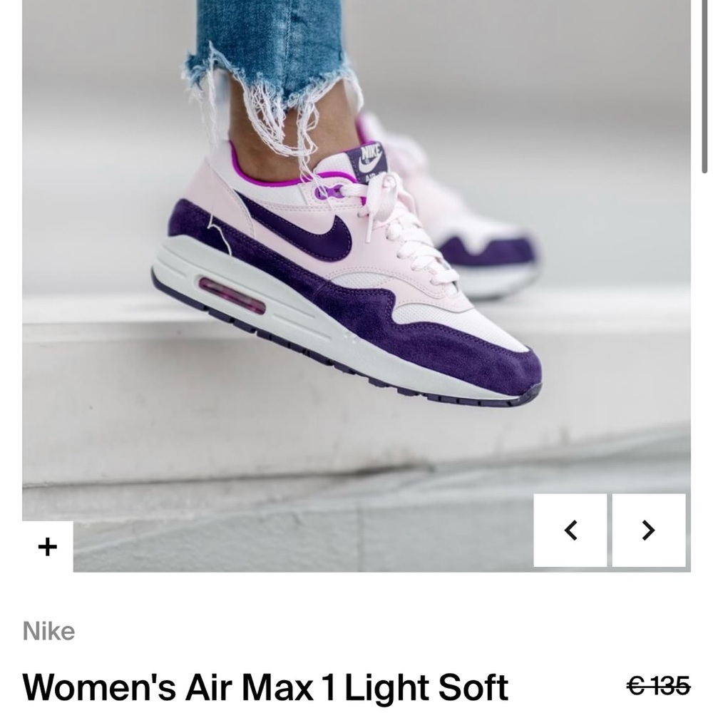 Women's Nike Air Max 1 Light Pink/Purple